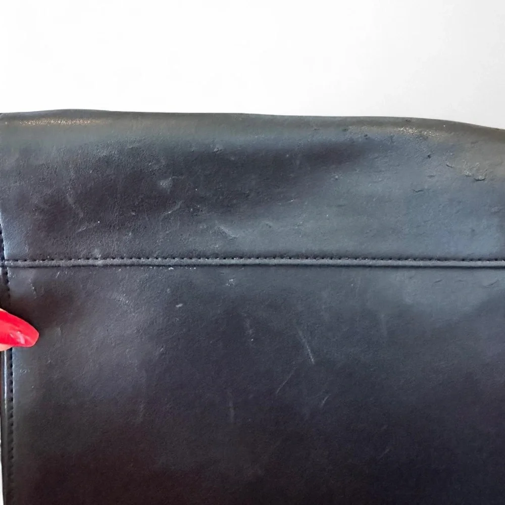 Black Leather Men's Bag